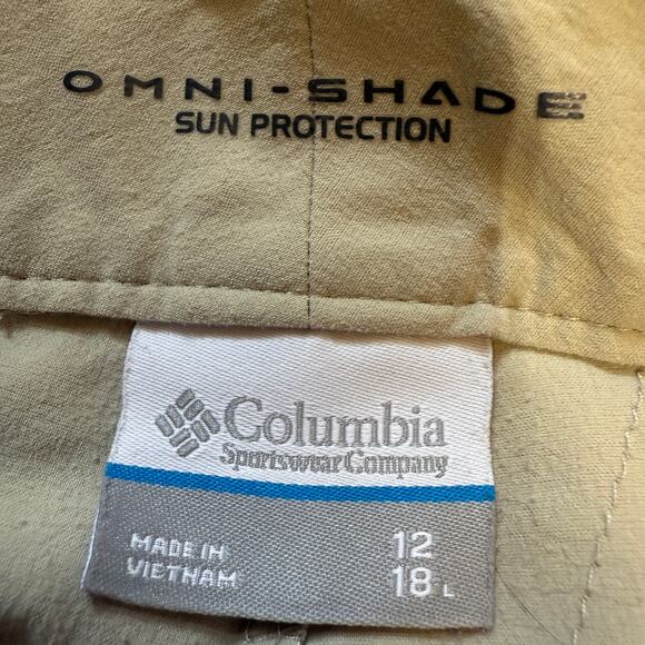 Columbia Women’s Omni Shade Omni Shield Cropped Capris Size 12 - Picture 9 of 14